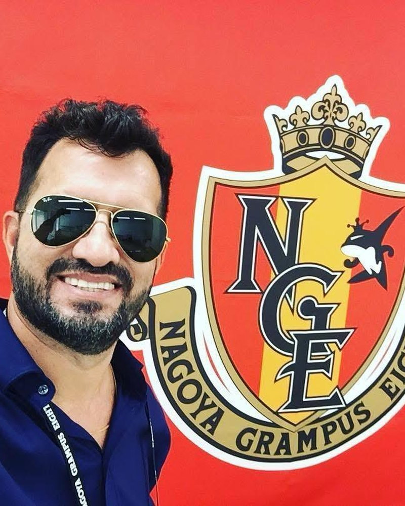 Agnaldo Rasquinho no Nagoya Grampus, Nagoya · Japão